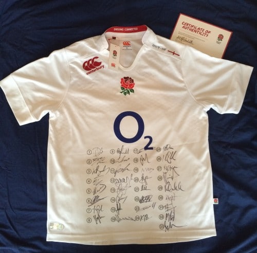 Rugby Fever? Win a signed England shirt!